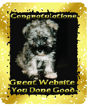 Jangles' Award to WorkingDogWeb.com