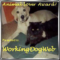 Award to WorkingDogWeb.com